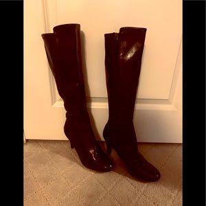 Franco Sarto below knee boots. Dark Brown. Excellent condition . Worn once.